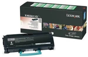 Lexmark Original Toner X463A11G, black, 3500S, Return, Lexmark X463, O